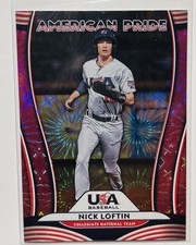 2020 Donruss American Pride USA Baseball #AP16 Nick Lofton / Alec Bohm Pink 💥⚾️