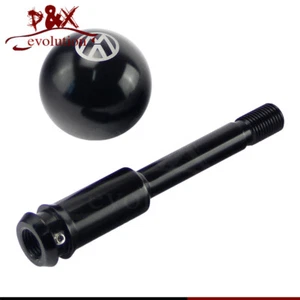 Black Shift knob & Gear Shifter Extension Straight Lever for VW T4 Van 1990-2003 - Picture 1 of 9