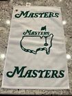 Masters 2024 Caddy Caddie Tasche Handtuch weiß/grün - Neu mit Etikett Augusta National 15 Zoll x 25 Zoll