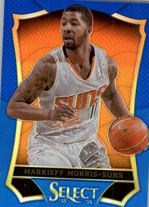 2013-14 Select Prizms Blue Phoenix Suns Basketball Card #127 Markieff Morris /49