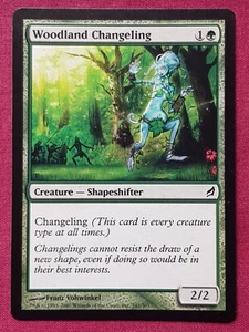 Magic The Gathering LORWYN WOODLAND CHANGELING green card MTG - Picture 1 of 2