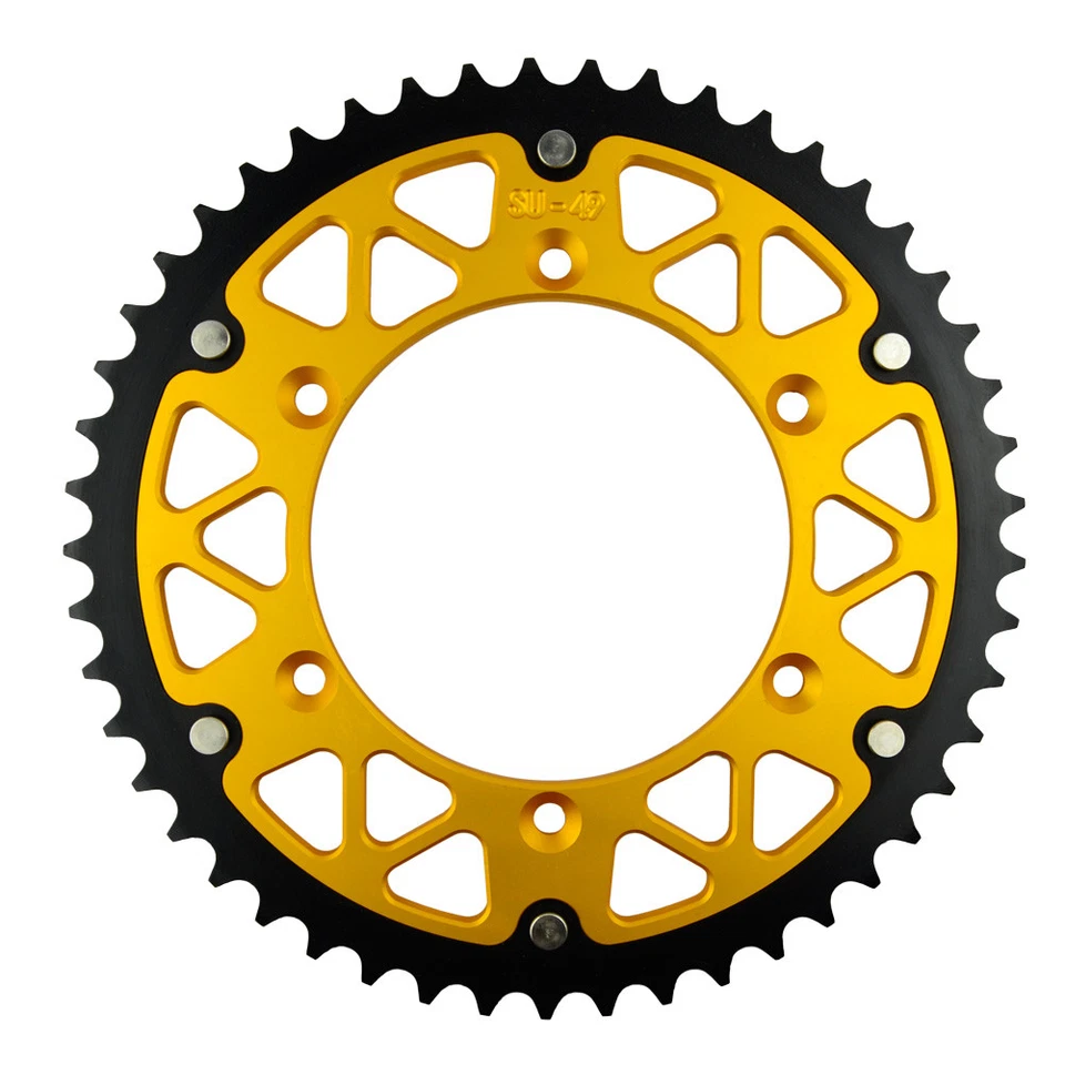 Piñón trasero 49T 520 para Suzuki DRZ400 E/S/SM RM125 RM250 RMZ450 RMX450 Foto 1 de 2