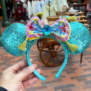 Aladdin Jasmin Disney* Parks Stirnband Zauberteppich Minnie Ohren Disneyland USA - Bild 1 von 7