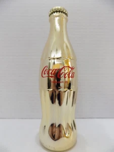 Botella conmemorativa de Papá Noel 1995 Coca Cola dorada difícil de encontrar rara - Imagen 1 de 6