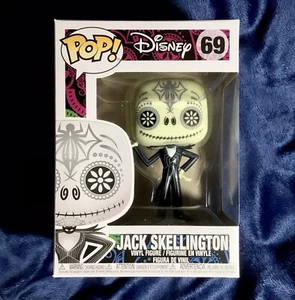 Funko Pop! Disney #69 Dia de los Muertos Jack Skellington + Protector - Picture 1 of 6