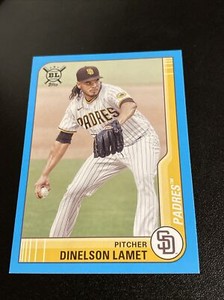 Dinelson Lamet 2021 Topps Big League Electric Blue #107 Padres