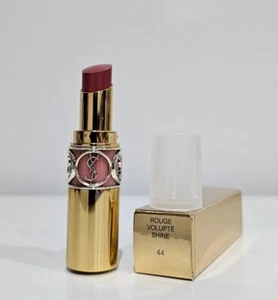YSL Rouge Volupte Shine Lipstick 44 Nude Lavalliere. New. Genuine Tester - Picture 1 of 3