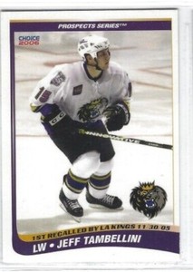 2005-06 Manchester Monarchs (AHL) Series 2 Jeff Tambellini