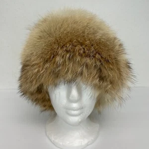COYOTE FUR HAT  Alaska Arctic Fur Women's - Picture 1 of 7