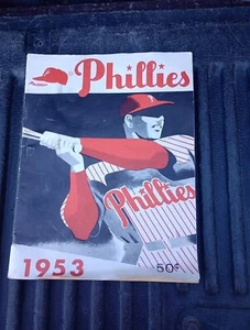1953 Philadelphia ￼PHILLIES Baseball - BIG LEAGUE BOOK -  - 50 PAGES - Picture 1 of 2