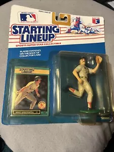 Mike Greenwell Boston Red Sox Starting Lineup 1989 MLB Action Figure & Card Nice - Picture 1 of 4