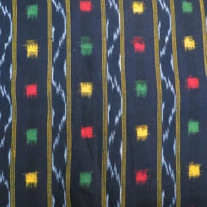 3 yards Woven African Black Gold Red Green Cotton Fabric Craft Material - Picture 1 of 2
