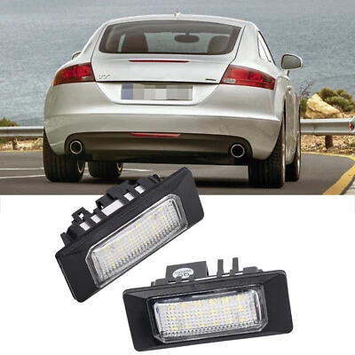 Passt für Audi TT 8J Bj. 2007-2014 LED Kennzeichenbeleuchtung - Bild 1 von 4