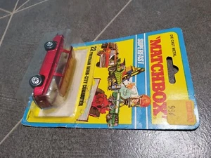 1970 Matchbox Superfast Freeman Inter-City Commuter Rare Carded Purple Version - Picture 1 of 12