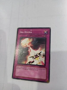 Yu Gi Oh ! Traiding Card Game Ira Divina Carta Trappola  1 Ed - Foto 1 di 8