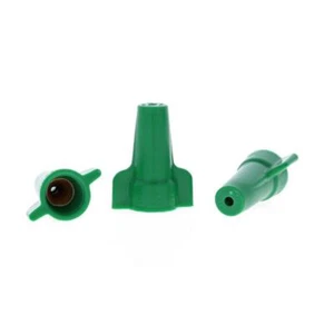 Conector de puesta a tierra aislado verde Ideal Industries Greenie paquete de 100 - Imagen 1 de 2
