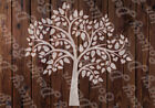 Heart apple tree stencil Shabby Chic vintage flower A3 420x297mm furniture wall 