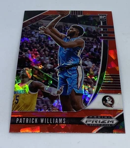 2020 21 PRIZM DRAFT PICKS RED CRACKED ICE PATRICK WILLIAMS ROOKIE #20 BULLS - Picture 1 of 2