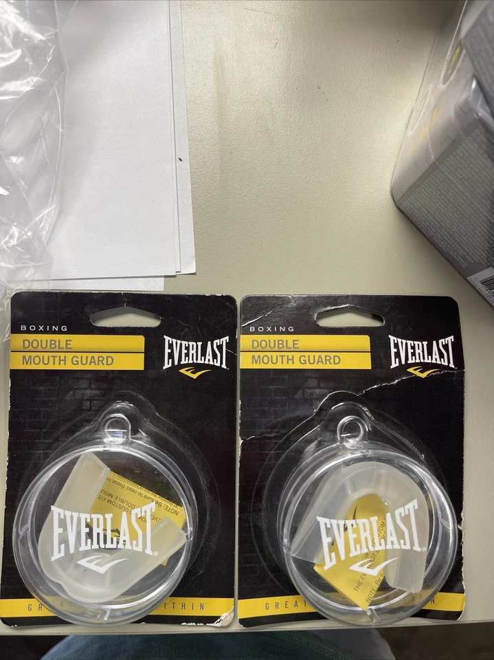 Everlast Double Mouth Guard 4410ET Boxing Clear