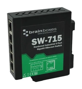 BRAINBOXES - Switch Ethernet industriel non géré 5 ports - Photo 1/3