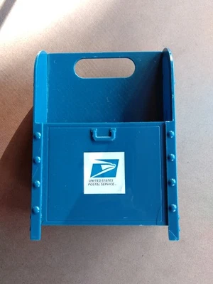 Damaged Vintage USPS US Post Office Mailbox Letter Holder, Desk Accessory - Image 1 of 4