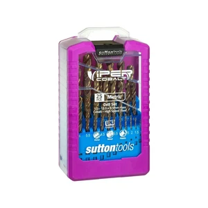Sutton 1-10mm Metric HSS-Cobalt Jobber 19 Pieces Drill Set (D109SM2) - Picture 1 of 1