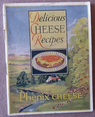 1920s Phenix Cheese Recipe Advertising Booklet Cream Cheese & Club Cheese - Image 1 of 4