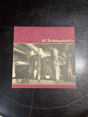 U2 - The Unforgettable Fire Vinyl LP Record 1984 Island 90231-1 VG+ condition - Image 1 of 4