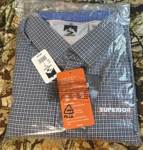 Camisa Microplaid Tejida Ecológica Elastizada 4 Vías Influencer Storm Creek Para Hombre Talla 2 XL - Imagen 1 de 4