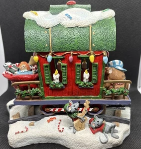 Vagón de tren Pooky Bringing Up trasero Danbury como nuevo Garfield Christmas Express Davis - Imagen 1 de 9