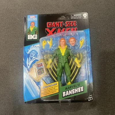 2025 Marvel Mini-Comic Retro Legends X-Men BANSHEE 6" Scale Hasbro Action Figure - Image 1 of 4