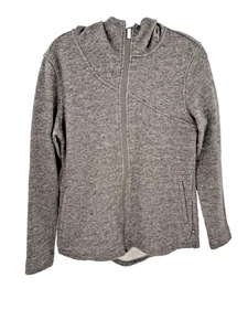 Toad & Co Damen SMALL Full Zip Hoodie Sweatshirt meliert grau Wolle/Polyester - Bild 1 von 14