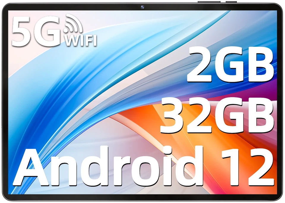 SGIN 10,1 Zoll Tablet Android 12 2GB RAM 32GB ROM TF Expand 5000mAh Quad-Core - Bild 1 von 4