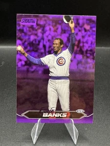 Stadium Club Ernie Banks 2024 púrpura/75 #88 Cubs - Imagen 1 de 3