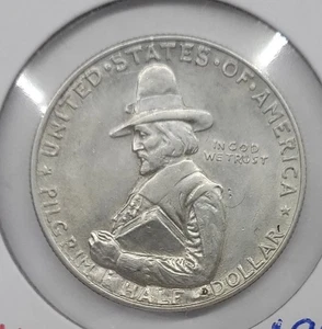 1920 PILGRIM Commemorative Half Dollar - Picture 1 of 2