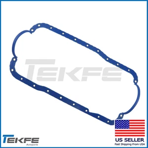 Oil Pan Gasket For 1985-2001 Ford Lincoln Bronco Capri 5.0L OHV 16v - Picture 1 of 4