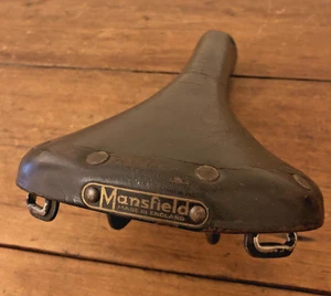 Vintage Mansfield "Bath Road" Swallow Type Saddle , 1950s, Brown - Picture 1 of 12