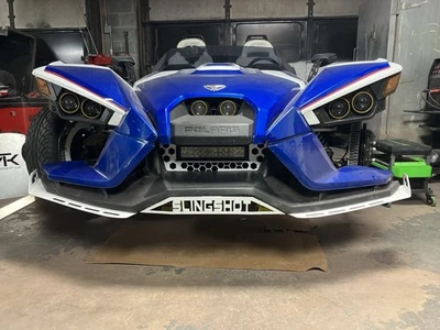 Polaris Slingshot Parts Front Bumper Lower Accent Trim - SS Logo (2015-2022+) - Image 1 of 4
