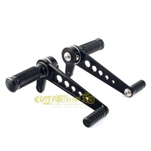 Universal Cafè Racer Black Vintage Era Controls - Picture 1 of 2