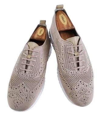 Cole Haan Zerogrand Oxford Stitch Lite Sneaker Shoes Womens 9.5 B Beige Stone - Image 1 of 4