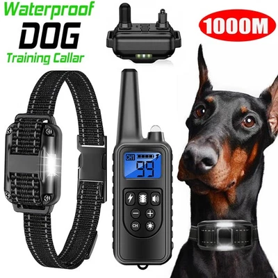 MARKENLOS Fernbedienung Hund Ausbildung Stromschlag Erziehungshalsband Hunde E Shock