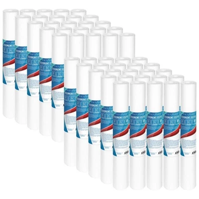 1 to 50 PACK 20" x 2.5" Whole House Sediment Water Filter Cartridges 5 Micron PP - Image 1 of 4