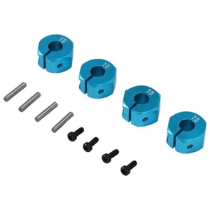 1X(RC Blau Aluminium 7.0 Rad Sechskant 12Mm Antrieb mit Stiftschrauben 4P 4908 - Photo 1/6