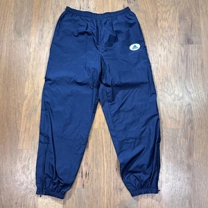Vintage Adidas Pants Mens L Blue Windbreaker Track Pant Lined Taper Joggers Y2K - Picture 1 of 12
