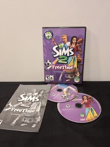 THE SIMS 2 Freetime Expansion Pack Complete PC CD-ROM - 2 Discs With Manual - Picture 1 of 1