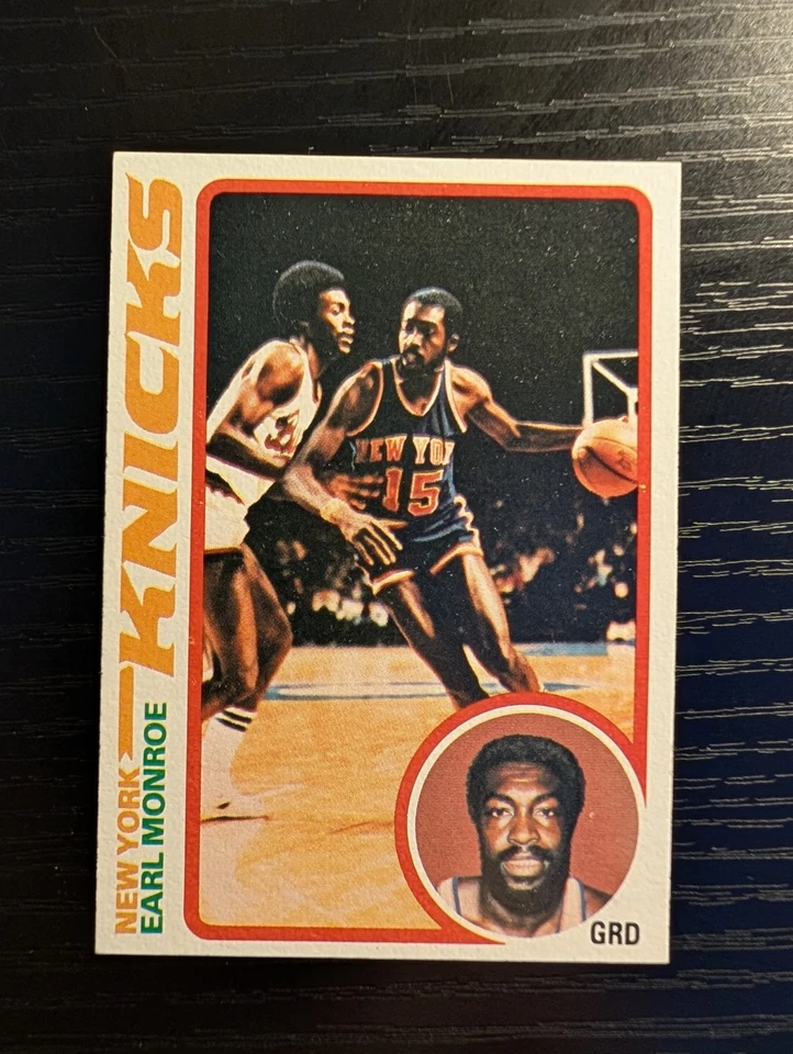 1978-79 Topps No45 Эрл Монро БАСКЕТБОЛ New York Knicks - Изображение 1 из 1