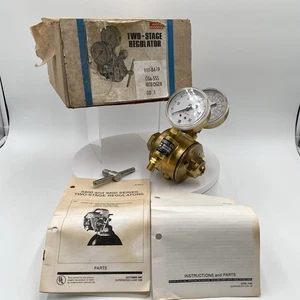 NOS Airco Two-Stage CGA-555 Nitrogen Regulator 805-8429 In Box Free Shipping - Picture 1 of 15