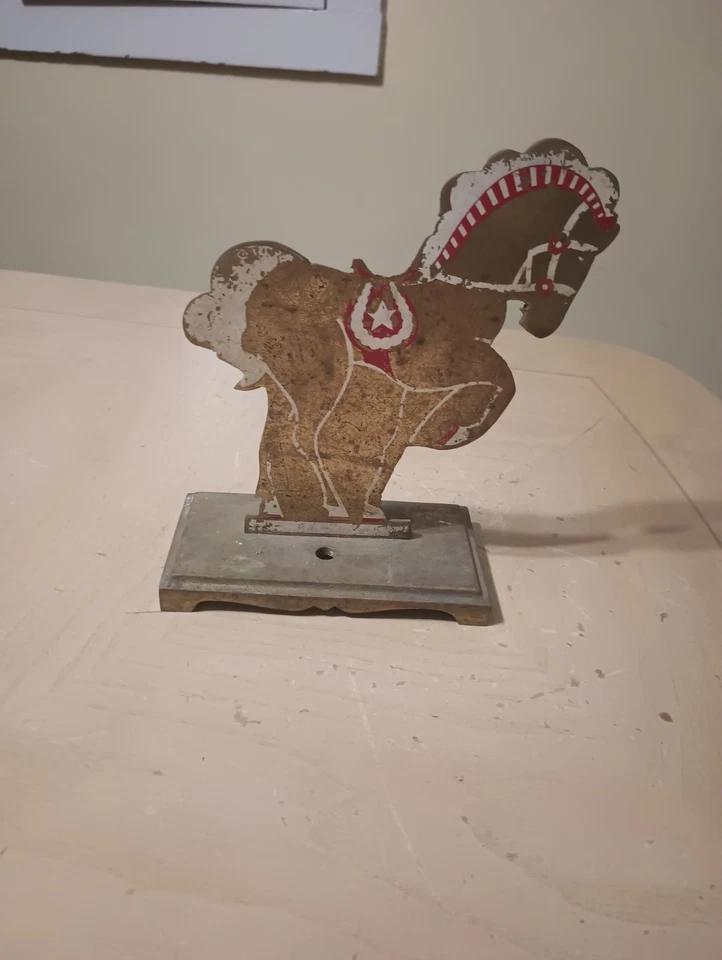 Tope/tapón de puerta de latón para caballo animal vintage de metal multicolor coleccionable Foto 1 de 4