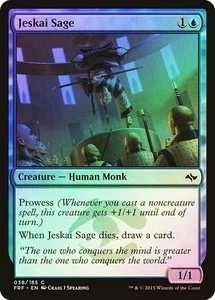 MTG FOIL Jeskai Sage  - Fate Reforged #038 - Picture 1 of 1