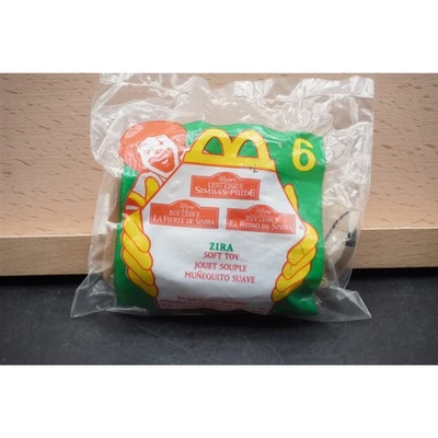 Игрушка McDonalds Happy Meal Lion King II Simba's Pride Zira мягкая 1998 запечатанная - Изображение 1 из 2
